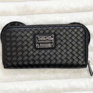 LOUNGEFLY Disney Parks Quilted Wallet Black